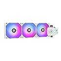 Thermalright Aqua Elite 360 White V3 Water Cooling CPU Cooler 3 PWM ARGB Fans with S-FDB Bearings,Efficient PWM Controlled Pump,for AMD/AM4/AM5, Intel