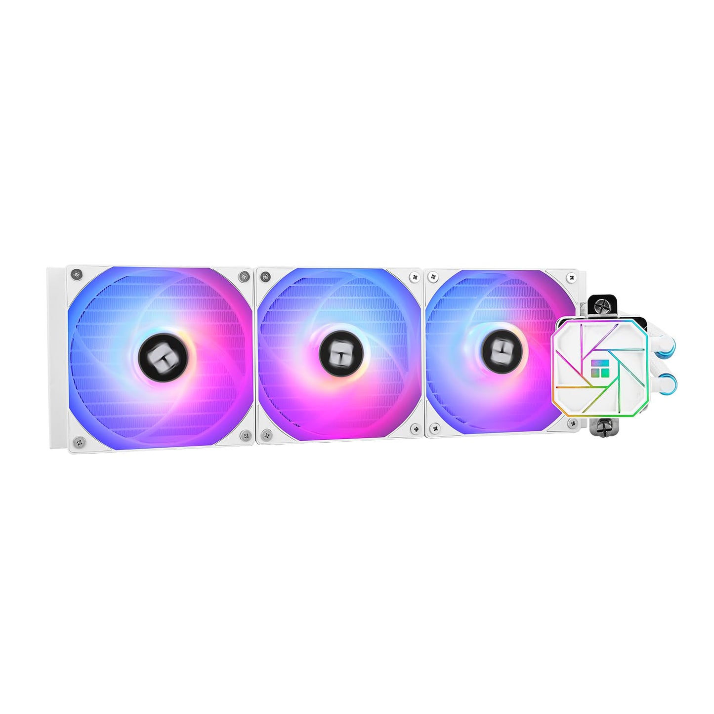 Thermalright Aqua Elite 360 White V3 Water Cooling CPU Cooler 3 PWM ARGB Fans with S-FDB Bearings,Efficient PWM Controlled Pump,for AMD/AM4/AM5, Intel