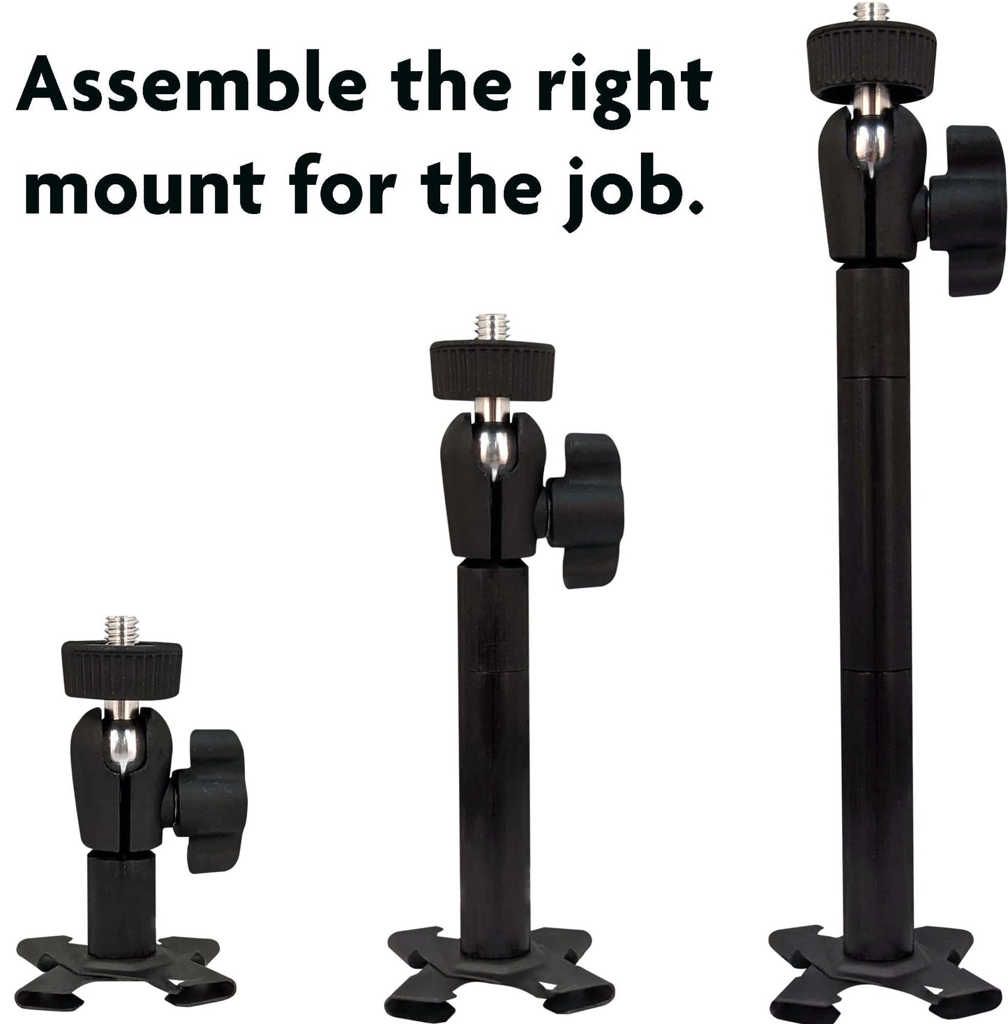 Panavise Universal CCTV Mount Black 2.25 x 3.25 x 4.25