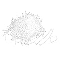 uxcell Plastic Cable Cord Wire Zip Loop Tie Fasten Wrap 8cm 1000pcs Clear