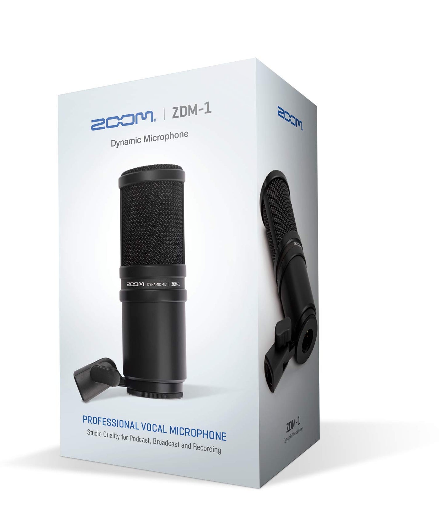 Zoom ZDM-1 Dynamic Microphone for Podcasts, Voice-Overs, Vocals, and More, High SPL Capability, Sturdy Metal Body, and Large Diaphragm