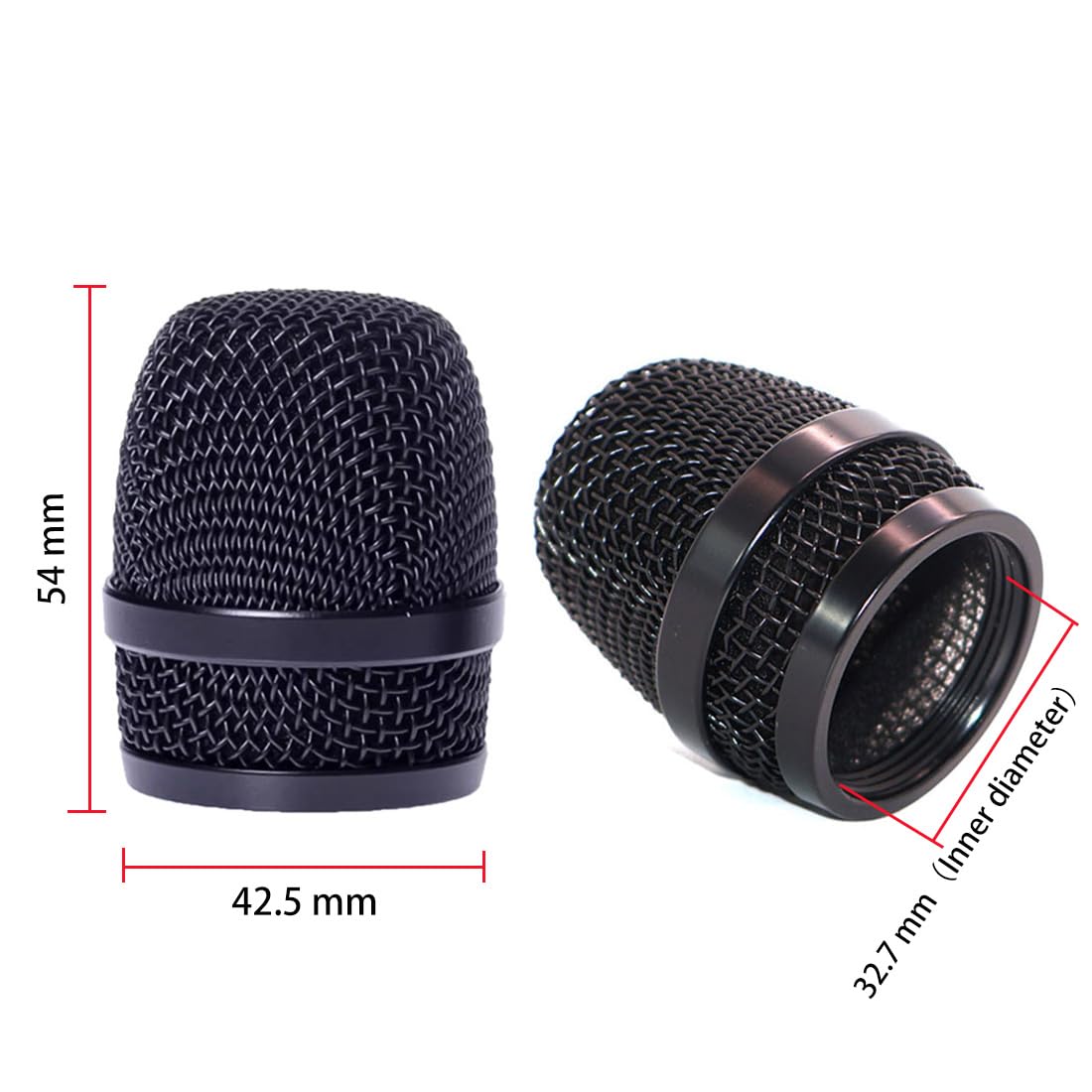 JXRYWF Replacement Microphone Ball Head Mesh Grille for Sennheiser E835 E845 E835S E845S E825S E822S E815S E840 Wired Handheld Microphone