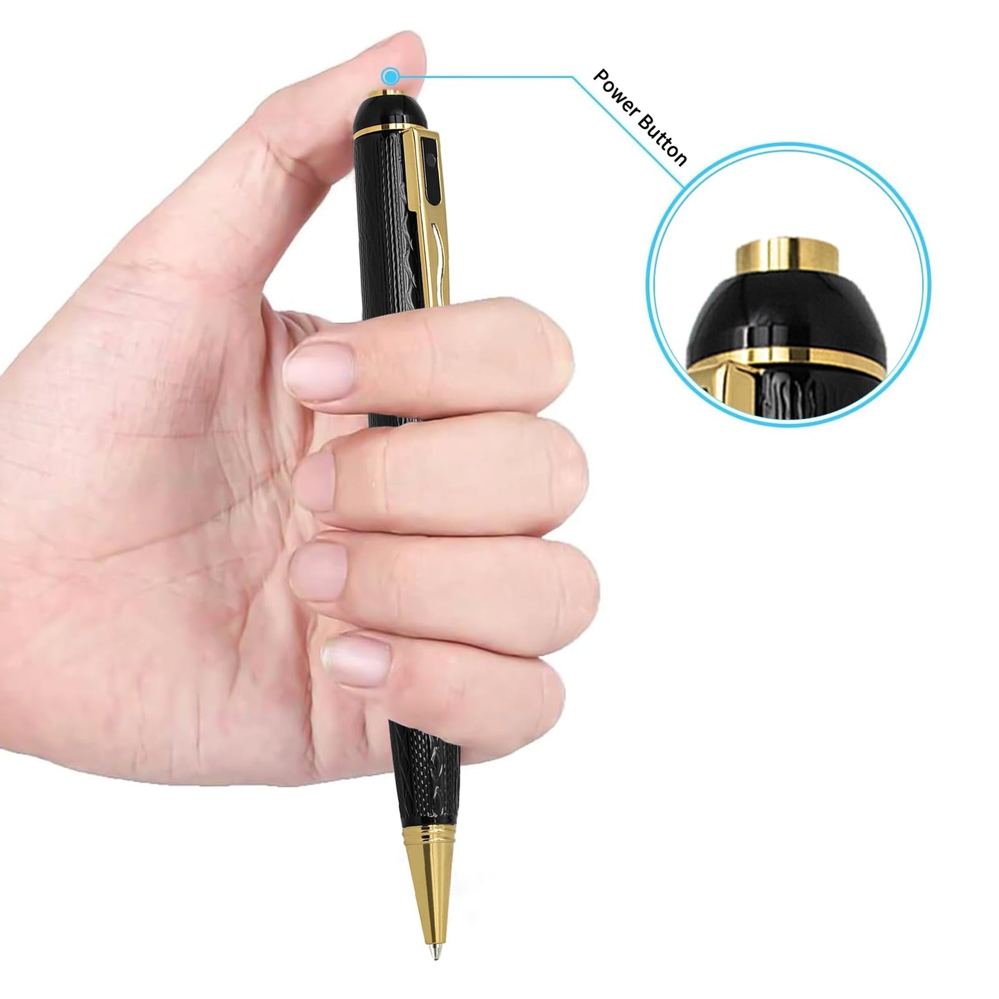 LYPXYYDS 1080P Body Camera Pen, 64GB Secret MINI Camera with 300 Minutes Long Battery Life, HD Body Video Recorder Cam