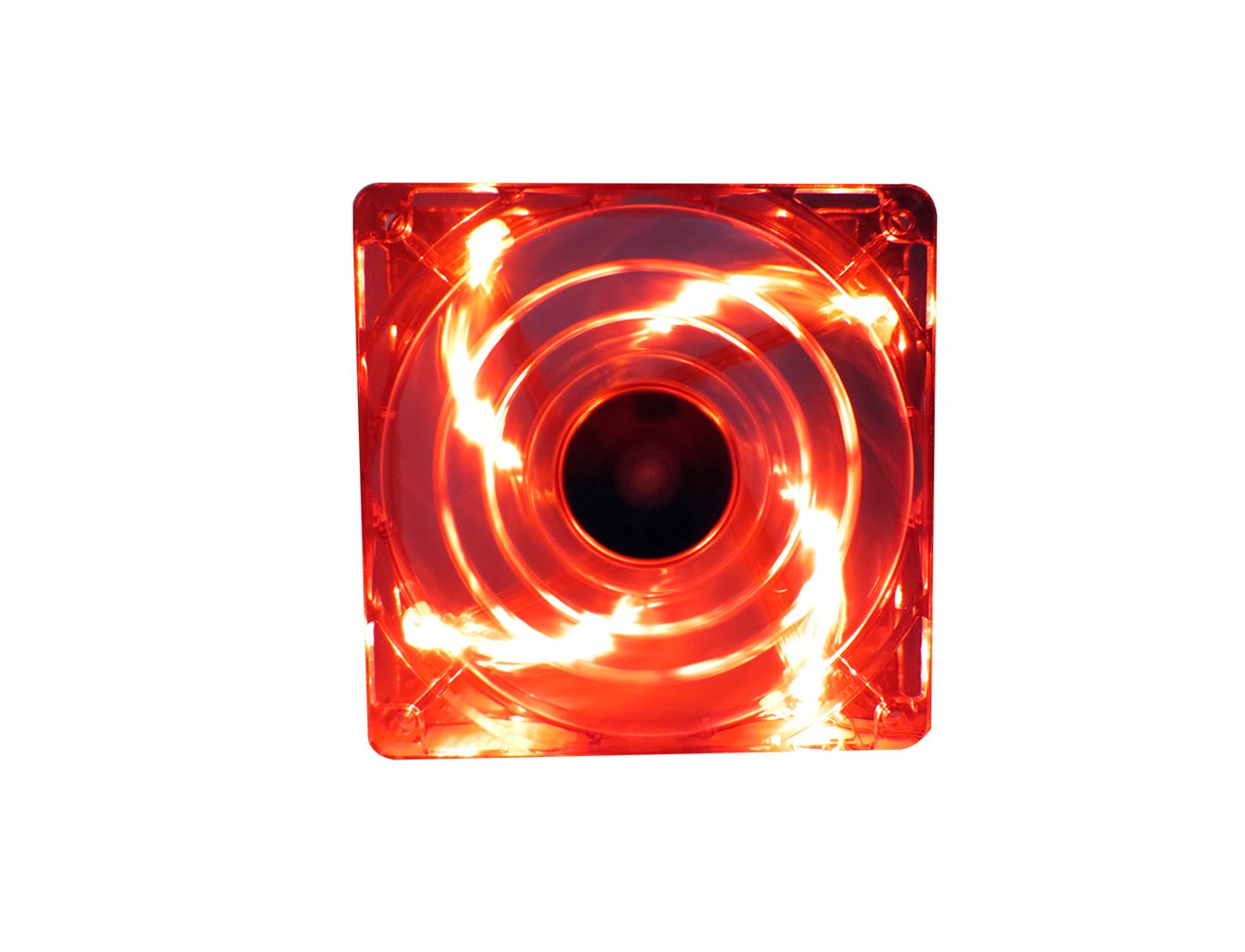 Bgears 120mm High Performance PWM Technology Fan - Translucent Red (b-PWM 120 Red 2ball)