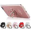 Kinizuxi Phone Ring Stand Holder, 360 Degree Rotation Lovely Flower Phone Ring Holder Finger Grip Compatible with Various Mobile Phones,Tablet