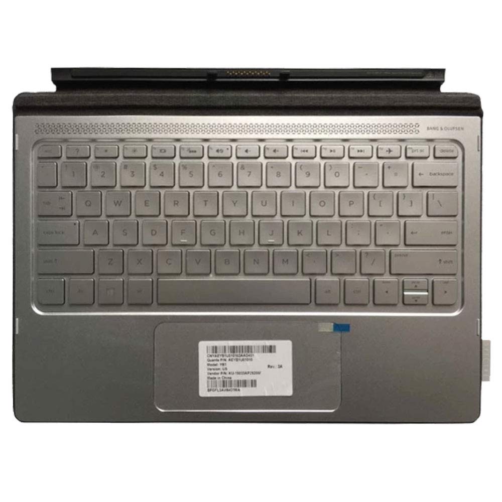 YUHUAI Laptop Replacement Keyboard for HP Spectre x2 12-A 12-inch 2-in-1 Tablet PC Expansion Leather Touch Panel US Layout