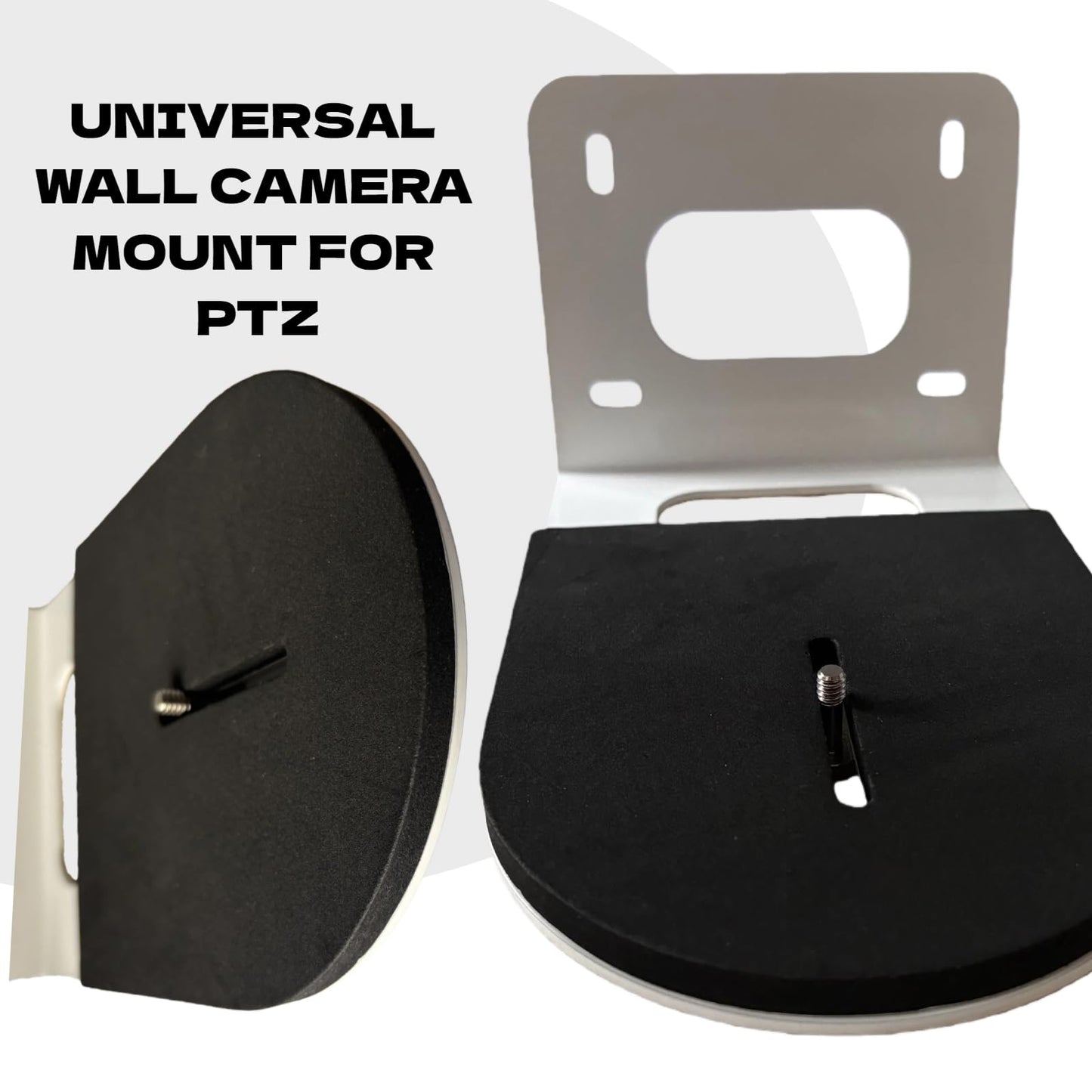 Jinwelry Upgraded PTZ Camera Wall Mount with Anti-Shake Foam Pad - Super Strong Metal Bracket, Compatible with AVIPAS, SMTAV, AVKANS & Most PTZ