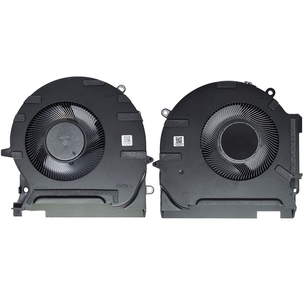 HUANMEFANG Replacement New CPU and GPU Cooling Fan for HP OMEN 7 Plus 17-CK 17-ck0054TX TPN-Q266 Series P/N EG75091S1-C010-S9A EG75091S1-C020-S9A