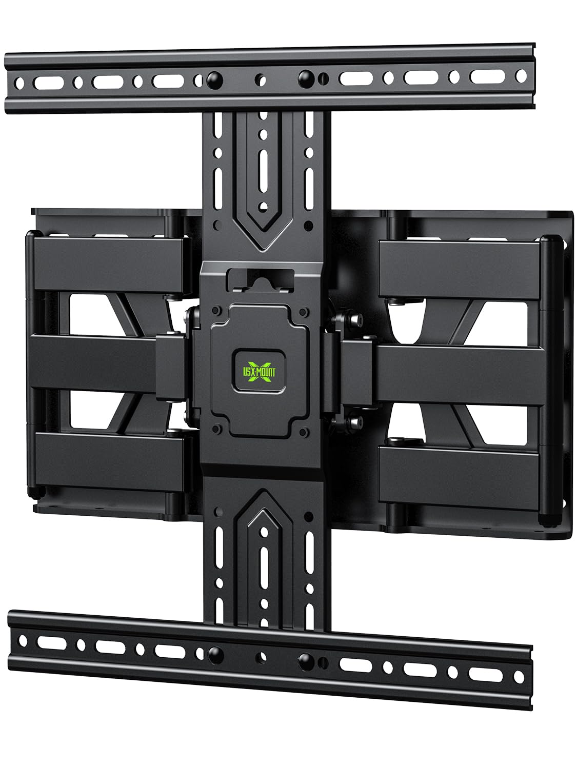 USX MOUNT Ultra Slim TV Wall Mount 37-75 Inch TVs Mount with Swivel and Tilt, Low Profile Full Motion Bracket with Articulating Dual Arms, Up to VESA