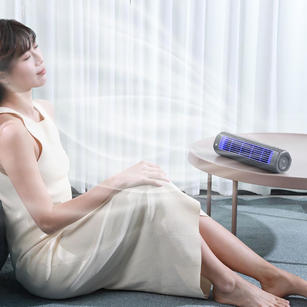 QUNZIDRESS Portable Air Conditioner Cooling Fan Quiet with 3 Speeds, 2026 New Wall Mounted Fan, Portable Usb Desk Fan, Quiet Small Room Fan for Home