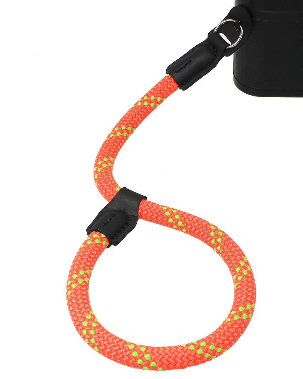 HITHUT Adjustable Rope Camera Wrist Strap Hand Strap for SLR DSLR Digital Mirrorless Cameras Orange Green