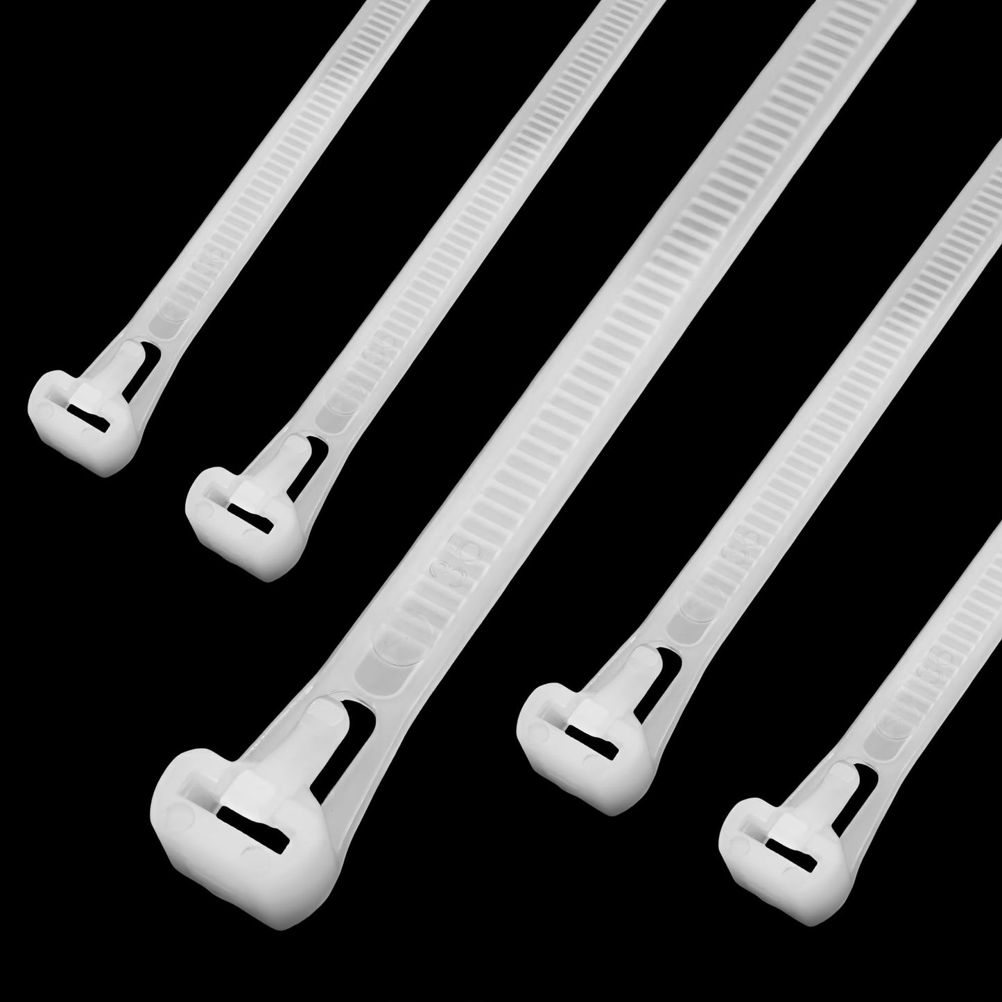 Zip Ties (White, 12 Inch)