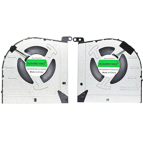 HUANMEFANG New CPU and GPU Cooling Fan for Lenovo IdeaPad Gaming 3 15-IAH7 3-15ARH7 5V 0.5A DFS5K223052833/DFS5K221153713 Fan