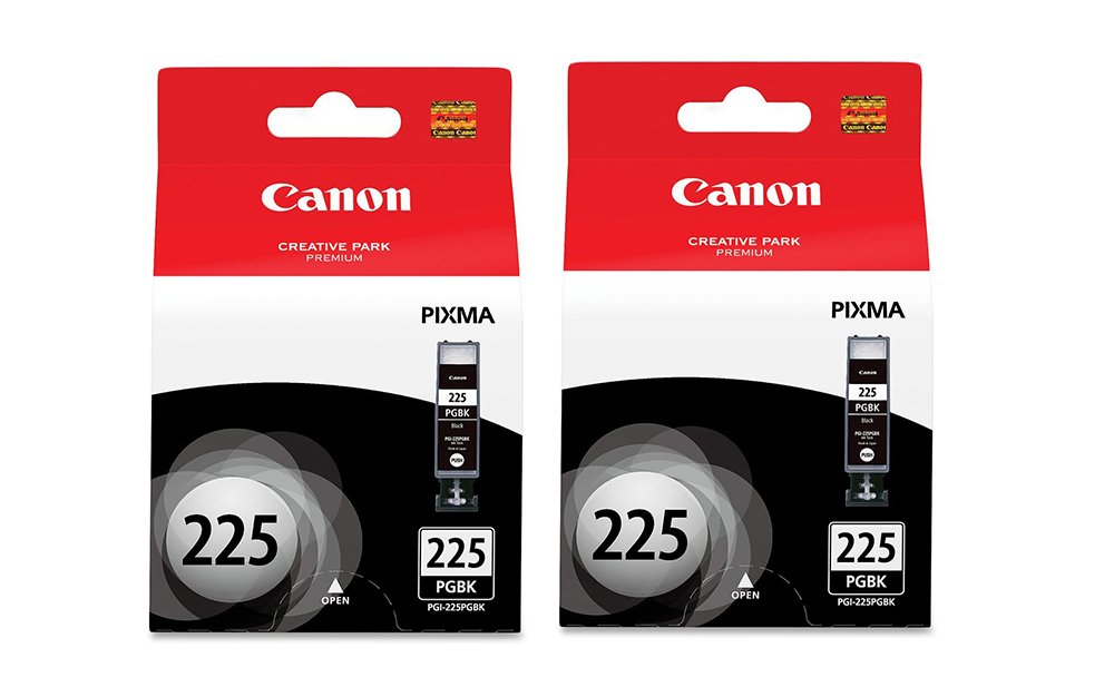 Canon 4530B001 Ink vhLBL Tank, PGI-225 Pigment Black (2 Pack)