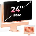 Yklssm 2026 Upgraded iMac Privacy Screen for 24 Inch 2021-2026 Destop Computer Monitor, Anti Glare Blue Light Filter Shield, Anti Spy Privacy