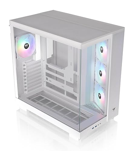 Thermaltake View 380 XL TG ARGB; 4x120mm ARGB Lite Fans Included; 360mm Radiator Support; 420mm GPU Clearance; Hidden Connector Support; Dual Chamber;