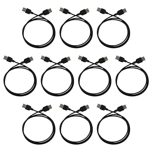 Harper Grove USB Extension Cable, 3FT 10 Pack USB 2.0 A Male to Female Extension Cable, Black, for USB 2.0 devies