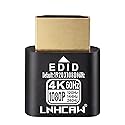 LNHCAW HDMI Dummy Plug 4K HDR 4K@60Hz 2K@120/144Hz 1080P@120/144/240Hz, Virtual Monitor Emulator, EDID Emulator, HDMI Headless Adapter for Remote PC