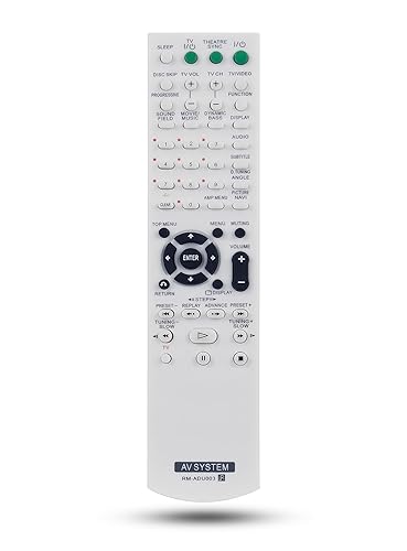 RM-ADU003 Replacement Remote Control for Sony Home Theater AV System DAV-DZ110 DAV-DZ12 DAV-DX150 DAV-DX155 HCD-DX155 DAV-DX255 HCD-DX255 DAV-DX315