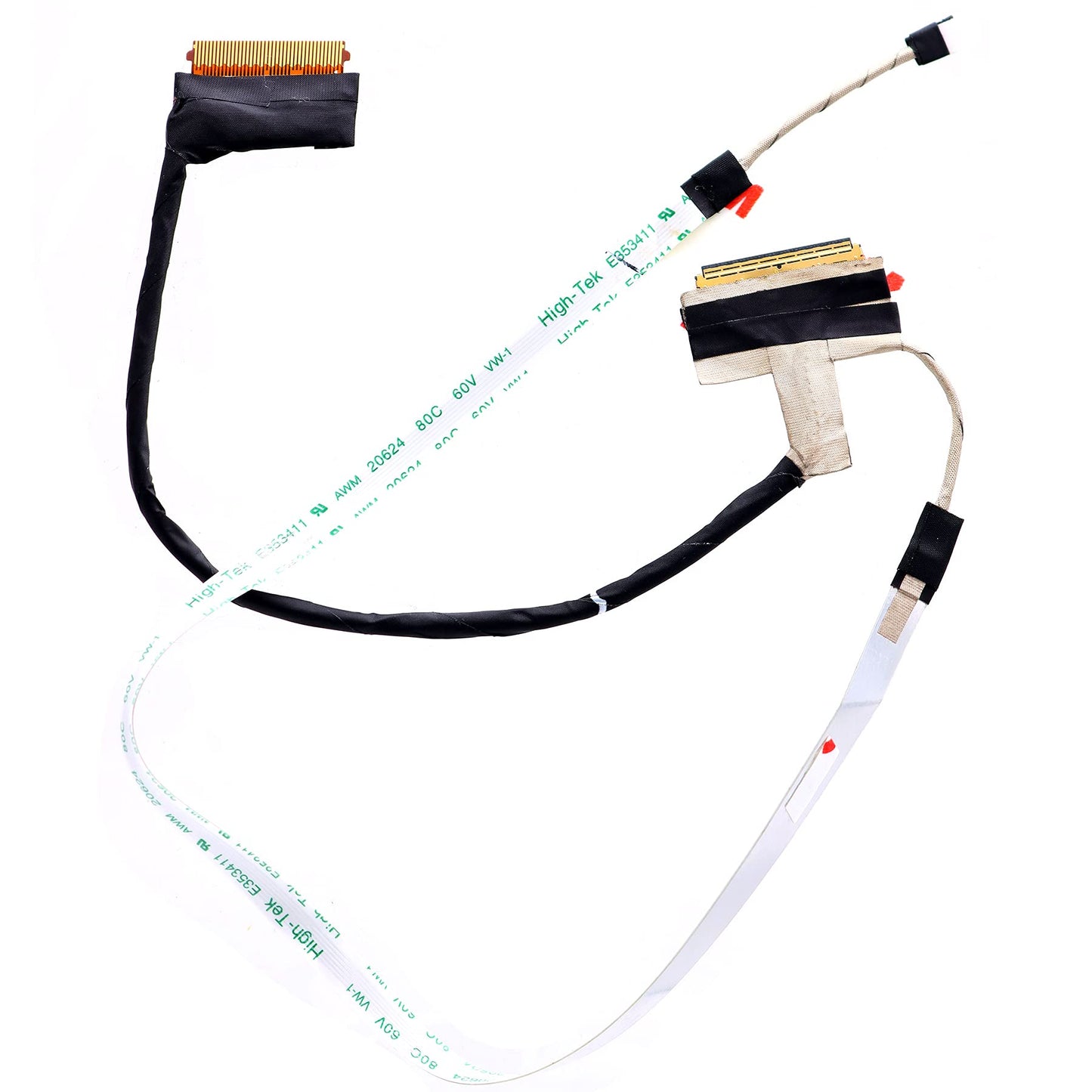 Deal4GO 40-pin 4K 1080P UHD 144Hz FPC52 LCD Cable Lvds eDP Cable DC02C00LZ00 for HP 15-DK 15-DK0127TX 15-DK1058TX TPN-C141