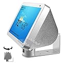ATOPCAENRT Wall Mount Stand for Echo Show 8 (2nd Gen, 2021 Release and 1st Gen, 2019 Release) Aluminum Swivel Stand for Amazon Echo Show 8 & 5 Silver