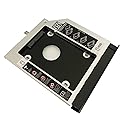2nd HDD SSD Hard Drive Optical Frame Caddy Tray for Lenovo G40-30 45 75 G40-70 G40-80 G50-80 G70-80 with Bezel Front Panel Faceplate Metal Bracket