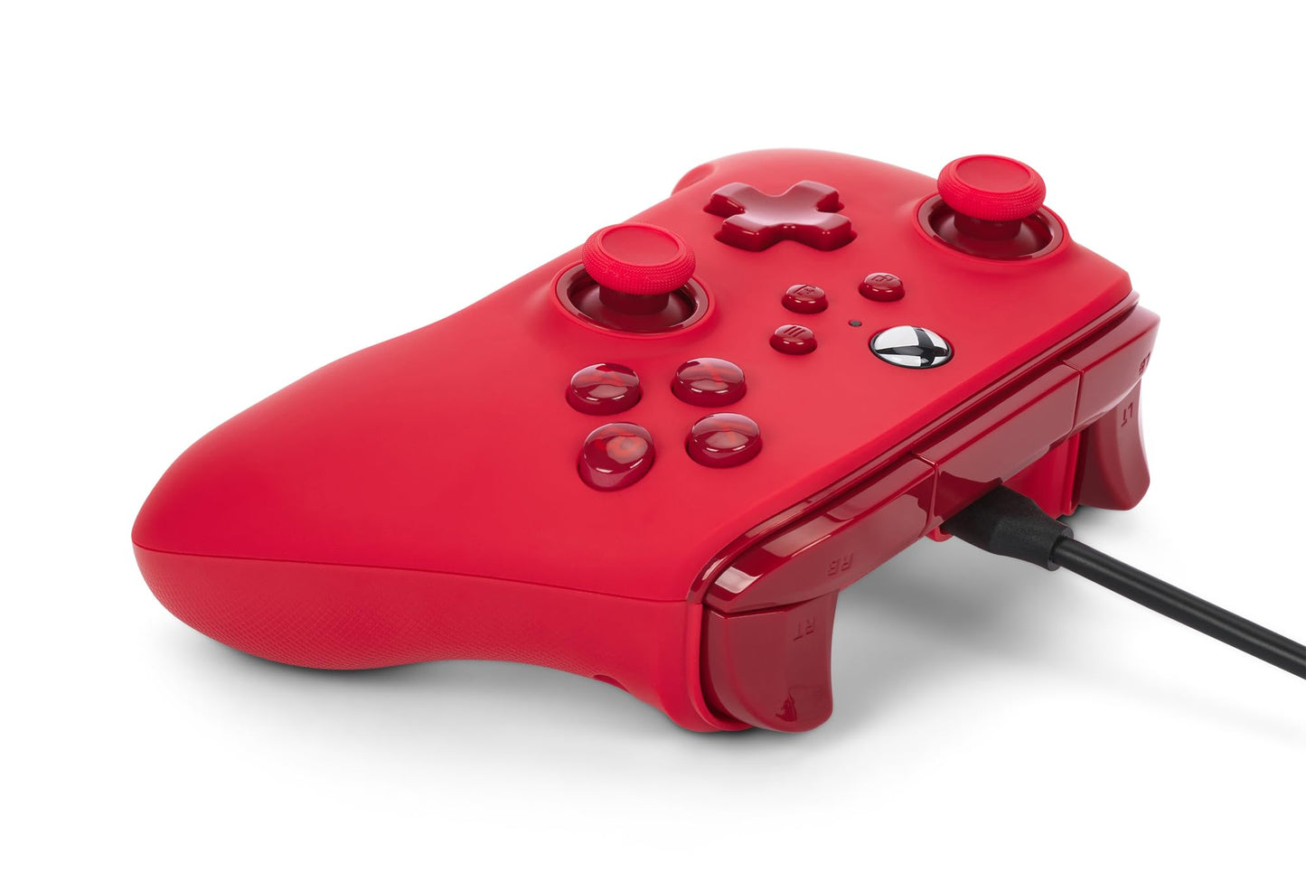 PowerA Advantage Wired Controller for Xbox Series X|S - Red, Xbox Controller with Detachable 10ft USB-C Cable, Mappable Buttons, Trigger Locks