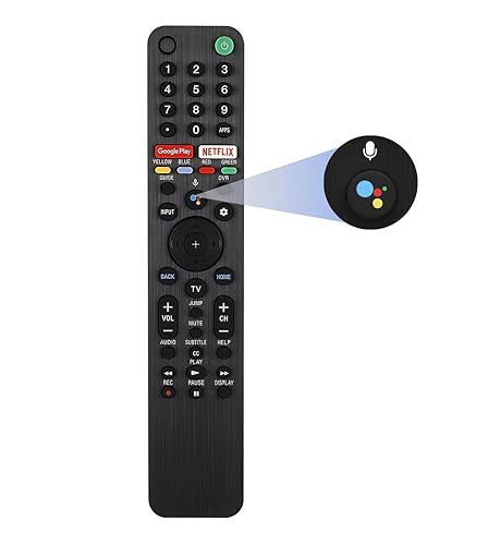 RMF-TX500U for Sony TV Remote, RMF-TX500U Voice Replacement Remote Control for Sony Smart TV for All Sony Bravia TVs XBR-49X950H XBR-65A8H KD-65X750H