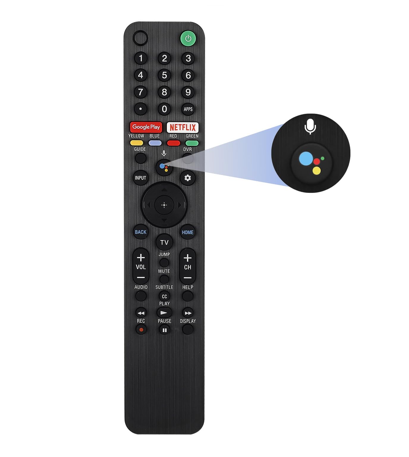 RMF-TX500U for Sony TV Remote, RMF-TX500U Voice Replacement Remote Control for Sony Smart TV for All Sony Bravia TVs XBR-49X950H XBR-65A8H KD-65X750H