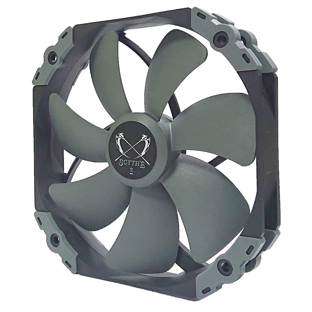 Scythe Kaze Flex 140mm Quiet Fan, PWM 300-1800RPM, Round Frame, Single Pack
