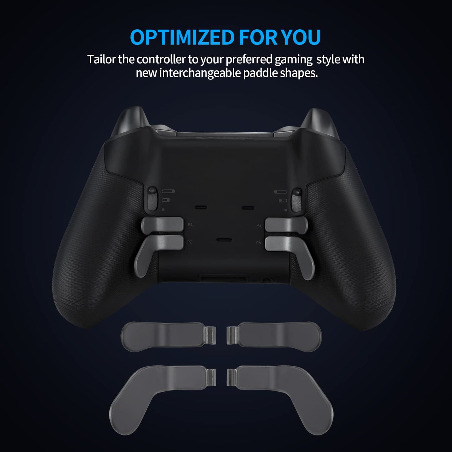 Accessories for Xbox Elite Controller Series 2-13 in 1 Replacement Paddles Thumbsticks Joystick Analog Sticks Parts Repair Kit Component Set with 2