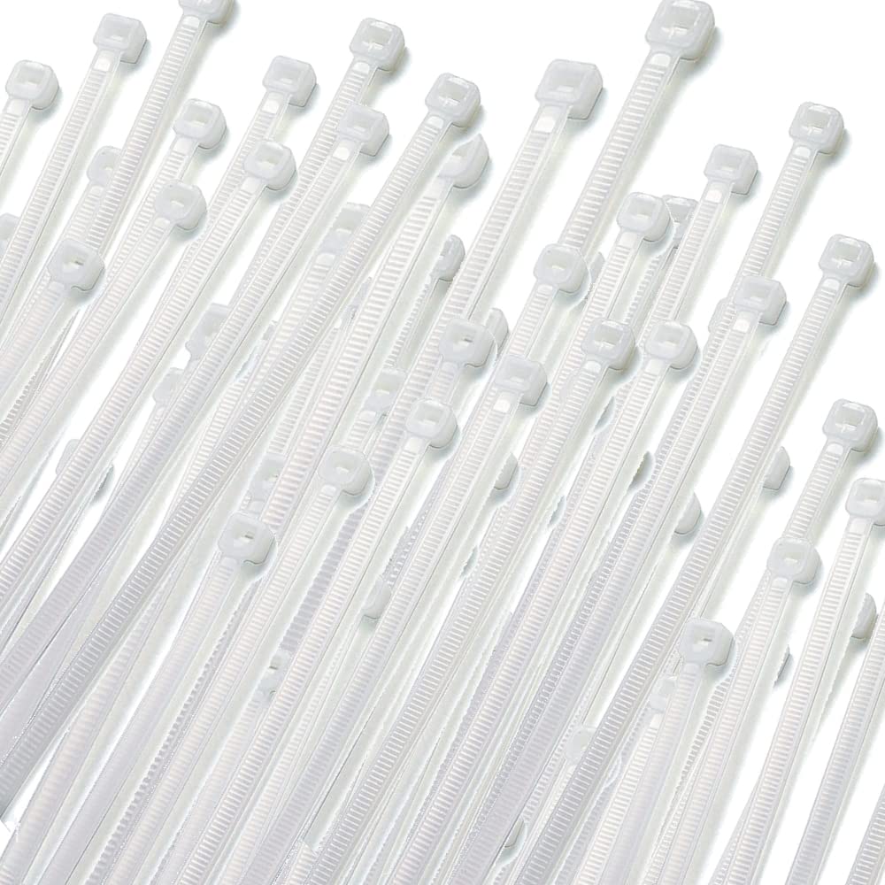 NiftyPlaza 10 Inch Cable Ties - 100 Pack - UV Weather Resistant - HEAVY DUTY 75 Pounds TENSILE Strength Professional Grade Electric Cable Zip Ties