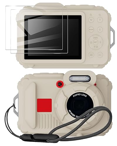 TUOOUT Silicone Protective case for Kodak Pixpro wpz2 Digital Cameras, with Screen Protector and Lanyard, for Kodak Pixpro wpz2 Accessories