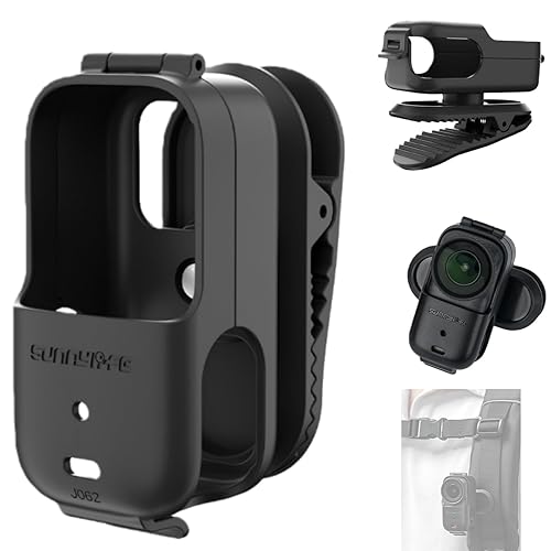 Honlyn Backpack Mount Clip for DJI Osmo Nano, 360 Rotatable, Body-Worn, Plastic, 23g, 1 Count