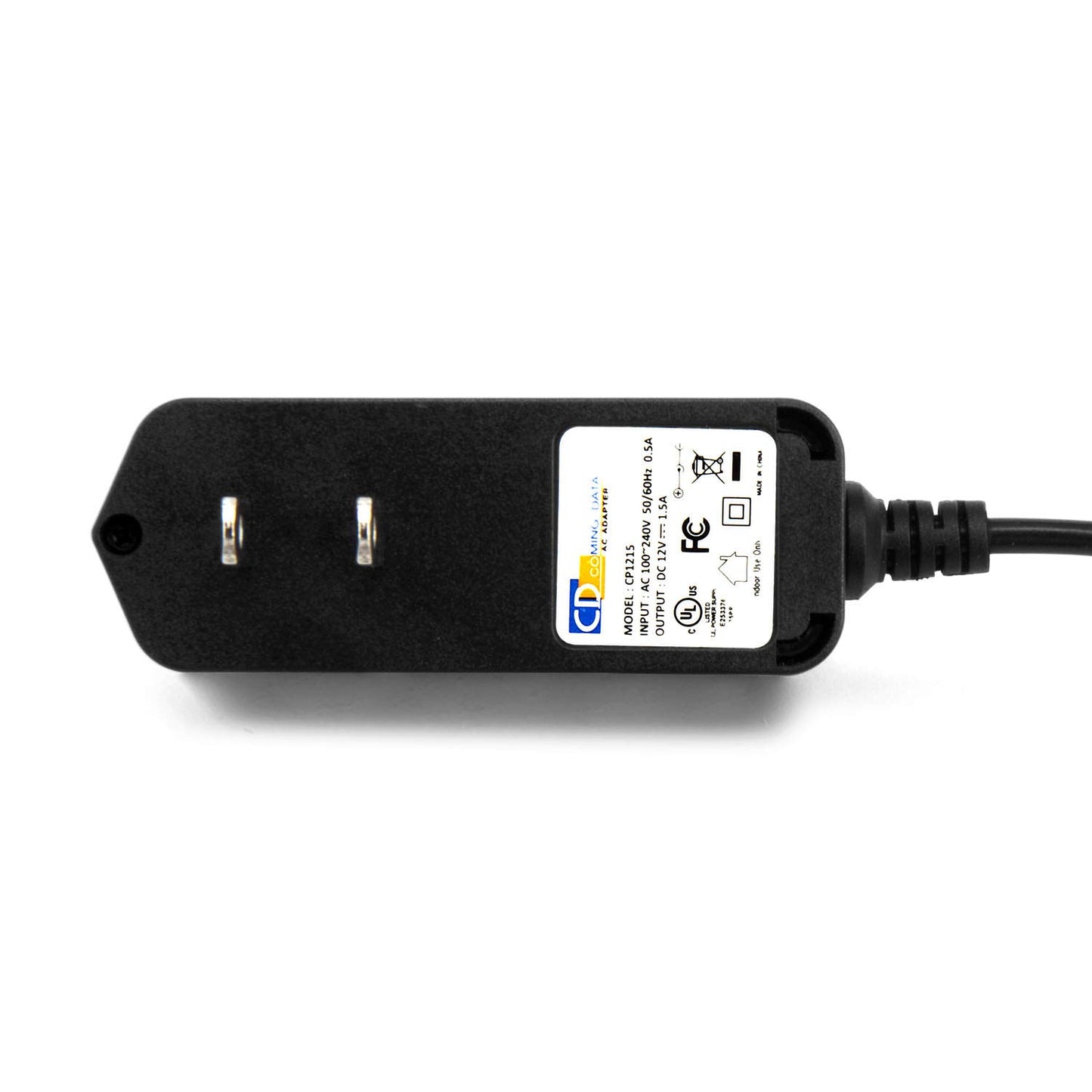 Coming Data 12V 1.5A 18W AC/DC Adapter w/ 5.5x2.1mm DC Barrel Connector (UL Certified) (Not fit Size 5.5x2.5mm)