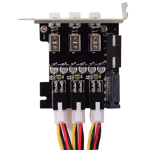 xiwai 3 Hard Disk Control System Intelligent Control Management System HDD SSD Power Switch with Low Profile Bracket
