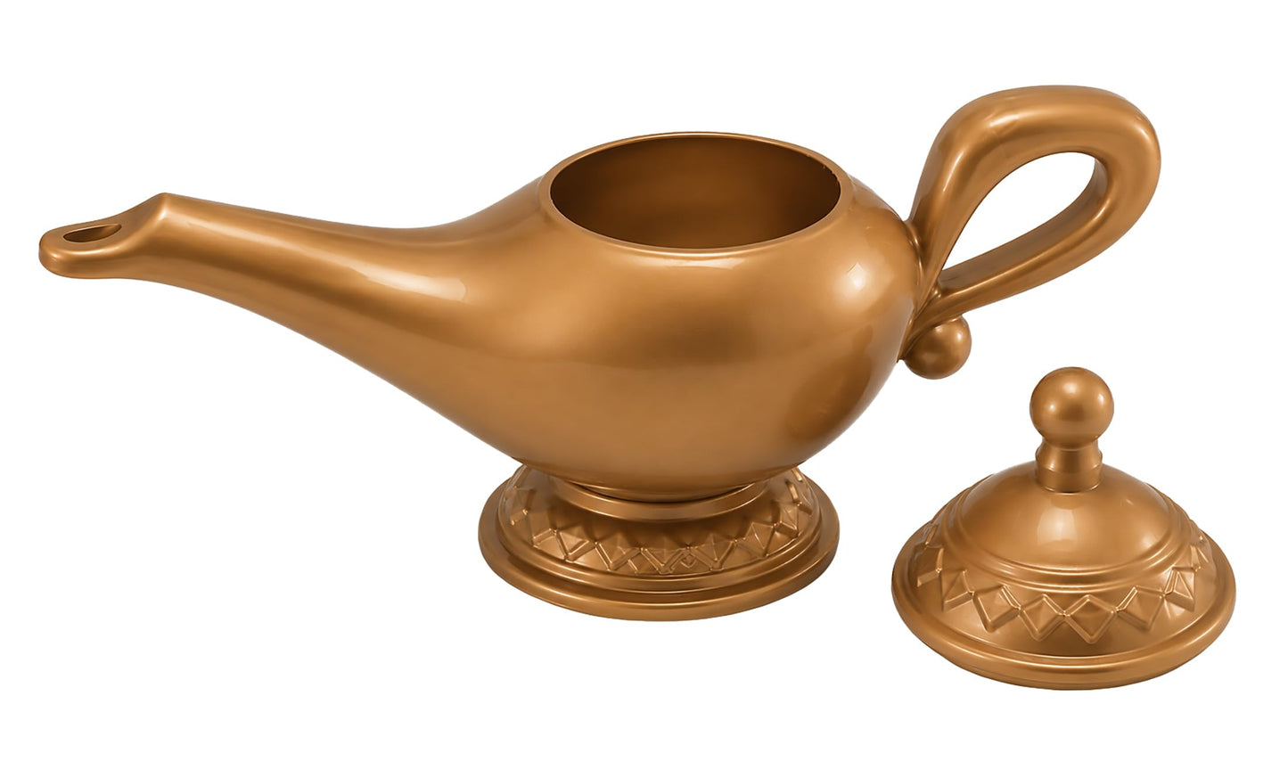 Morph Plastic Magical Wish Lamp Prop 6 Pack, Gold, One Size