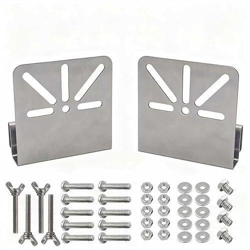 Gutter Mount Bracket for eufy Security SoloCam S340 No-Drill Stainless Steel Solar Camera Holder with Anti-Rust Screws Compatible with eufy Outdoor IP