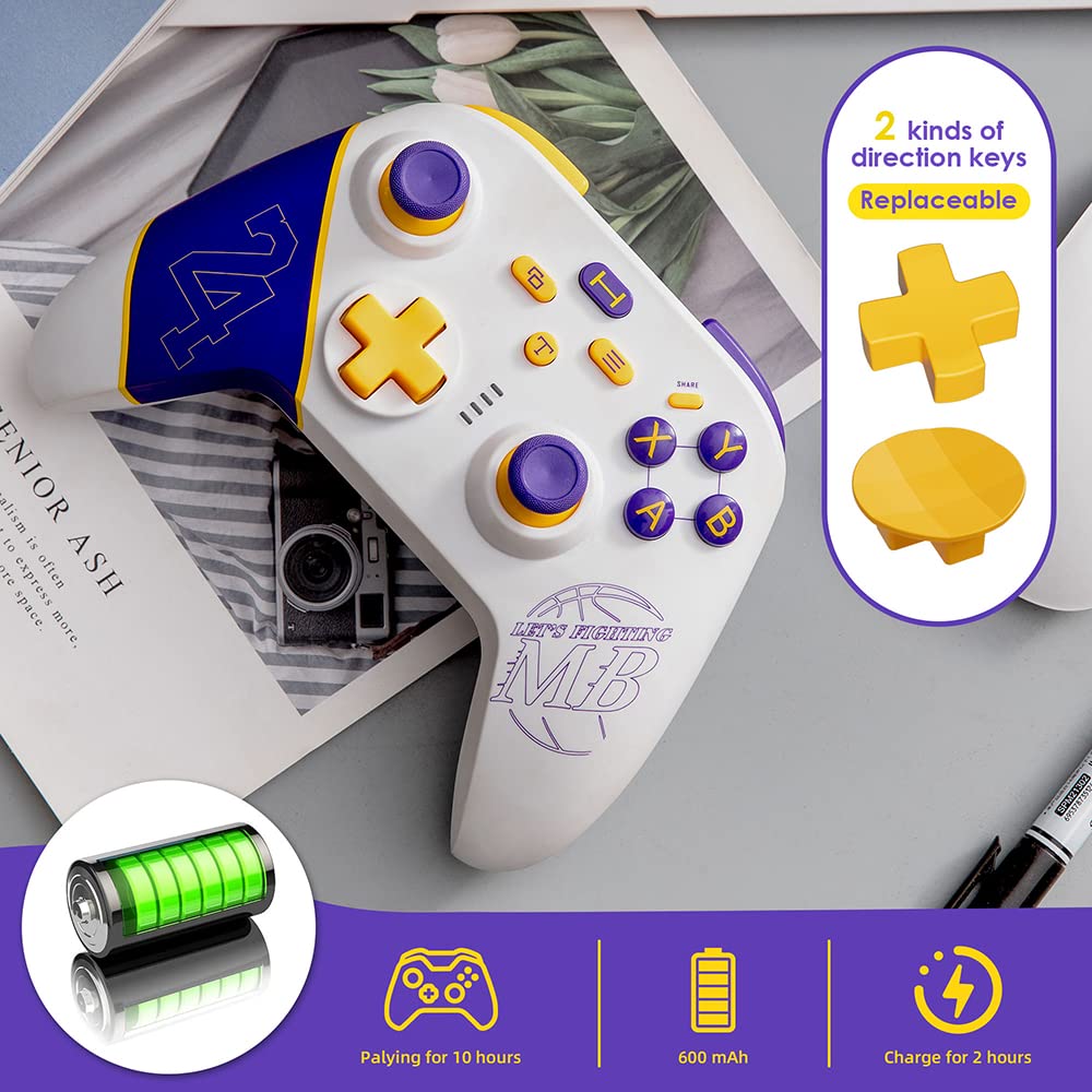 HanSY Wireless Controller for Xbox One Wireless PC Gamepad with 2.4GHZ Wireless Adapter