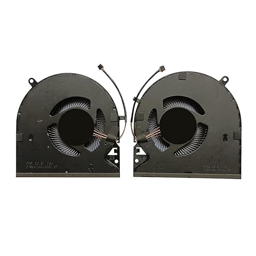 (1 Pair) New CPU GPU Cooling Fan Intended for Razer Blade 15 Advanced (Mid 2021) RZ09-0409 RZ09-0409BE RZ09-0409CE RZ09-0409AE Series Laptop DC5V FPG1