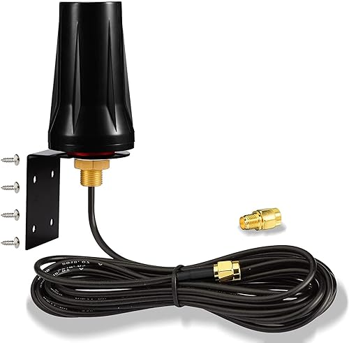 Bingfu 4G LTE Outdoor Wall Mount Waterproof Antenna SMA Male Antenna Compatible with Verizon AT&T T-Mobile Sprint 4G LTE Router Gateway Modem Cellular