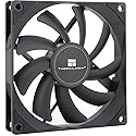 Thermalright TL-9015B CPU Fan, Computer Case Cooling Quiet 4pin PWM PC Fan with 15mm Slimline Cooler, 2700RPM Speed, 92mm CPU Cooling(Black)