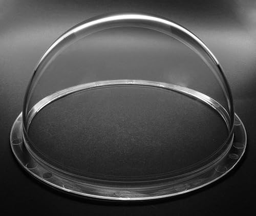 JMX 6.2 Inch Acrylic Indoor/Outdoor CCTV Replacement Clear Dome Camera Cover Security Camera Housing