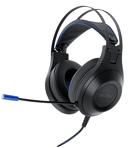 Bionik Sirex Gaming Headset with Mic for PS5: 50MM Drivers, Memory Foam, Mute Switch, Adjustable Head Beam, PS4/Xbox Series XS/Nintendo Switch