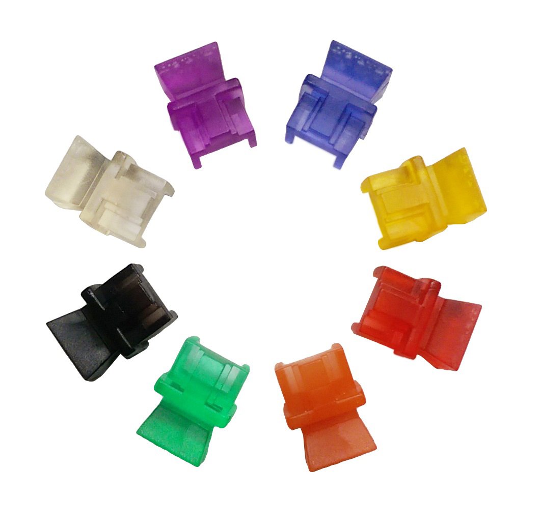 R.J. Enterprises®- RJ45 Jack Dust Cover, Cap, Protector, Yellow (Price per Bag of 100p) DC-0-YE