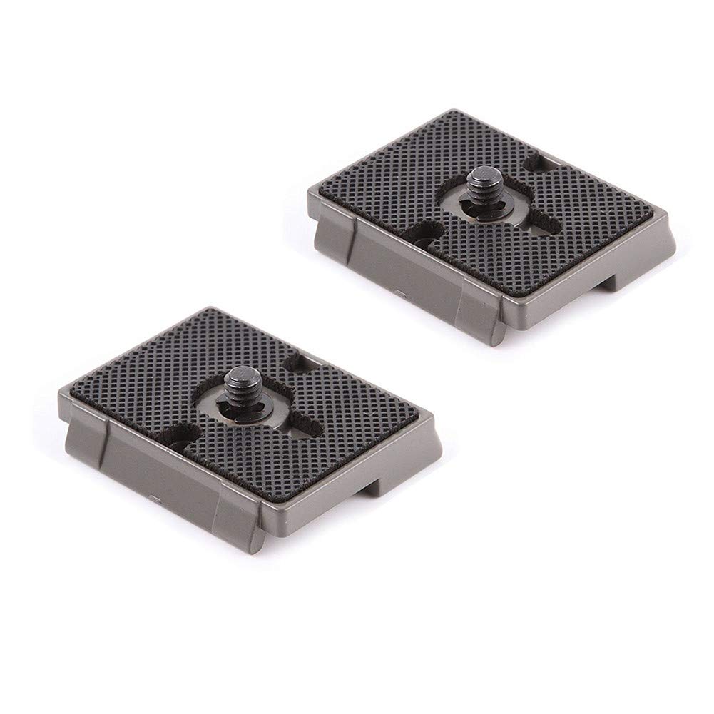 YF-ANEN Camera Tripod QR Plate Compatible for Manfrotto 200PL-14 484RC2 486RC2 323 RC2?2 Pack?