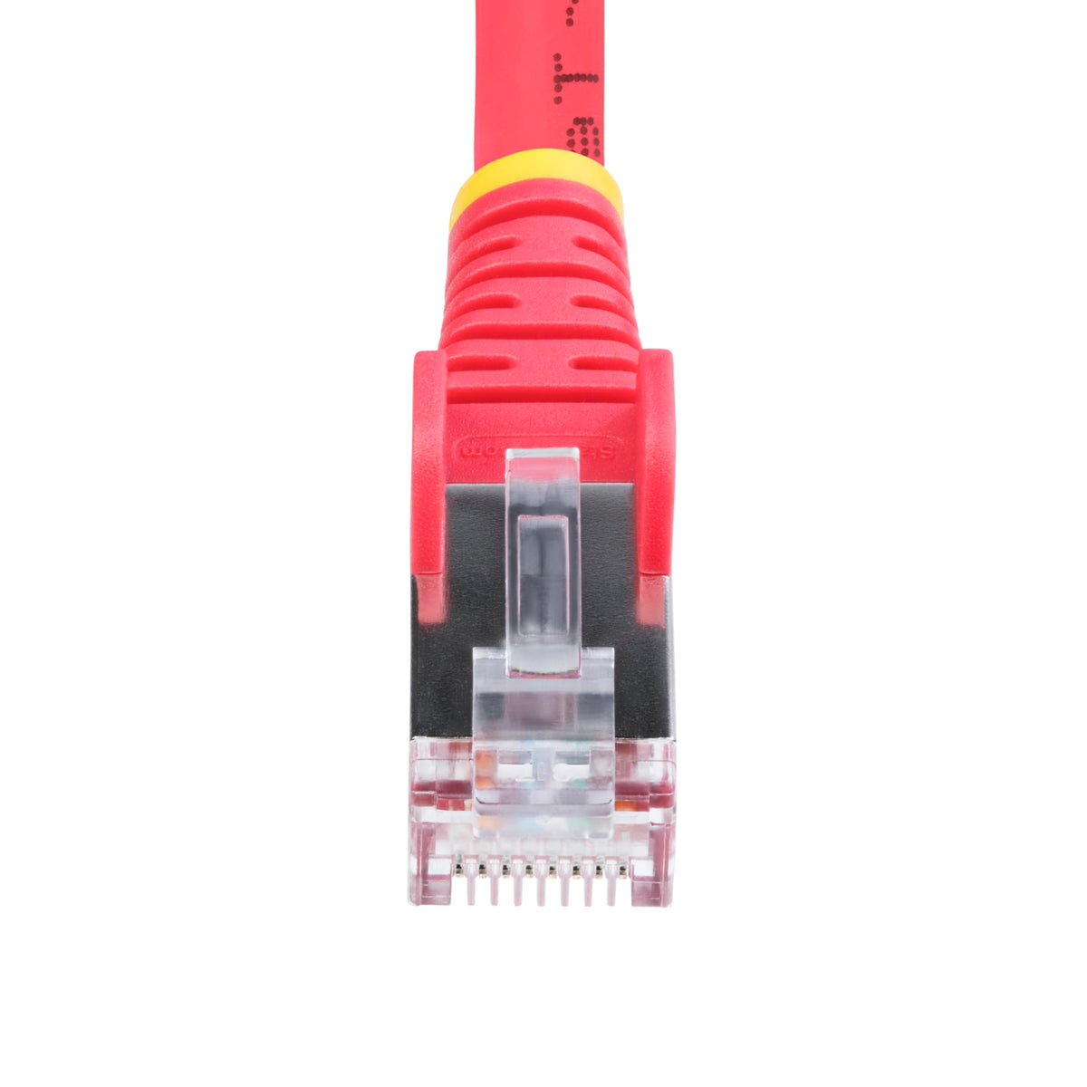 StarTech 25ft Cat6a Snagless Ethernet Cable, S/FTP, 100W PoE++, LSZH, Red