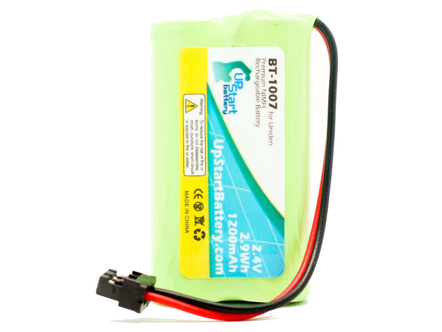 Replacement for Uniden DECT1560-2 Battery - Compatible with Uniden BT-1007 Cordless Phone Battery (1200mAh 2.4V NI-MH)