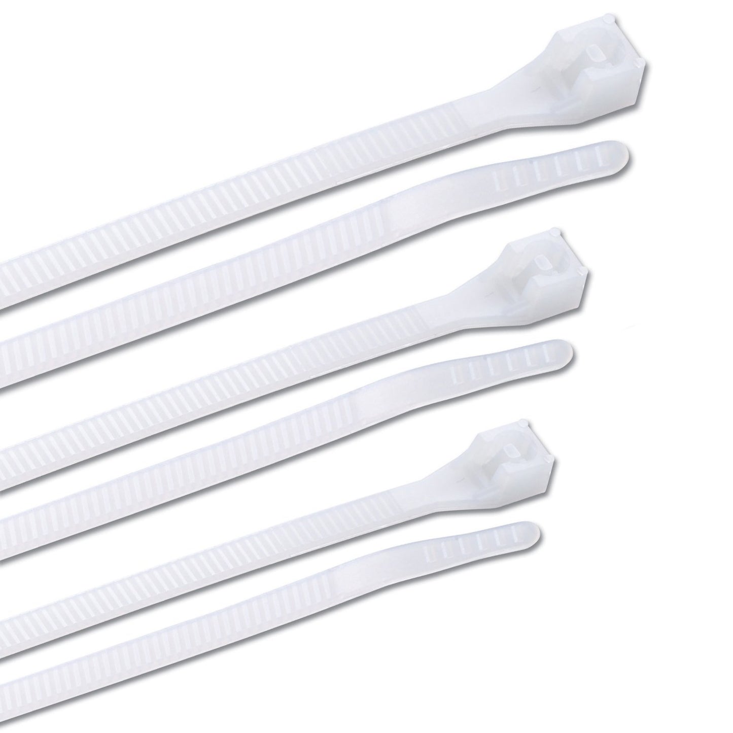 Gardner Bender 50098N Assorted Cable Ties, 4, 6, and 8 inch, 18 and 45 lb, Electrical Wire and Cord Management, Nylon Zip Tie, Reusable Container, 500