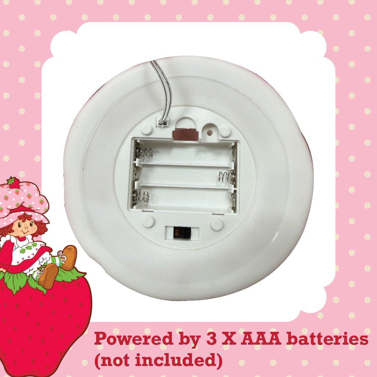 Strawberry Shortcake Strawberry Cake Squishy Night Light, RGB Color Changing Squishy Lamp for Baby Nursery, Cute Light for Kids Room, Soft Vinyl Touch
